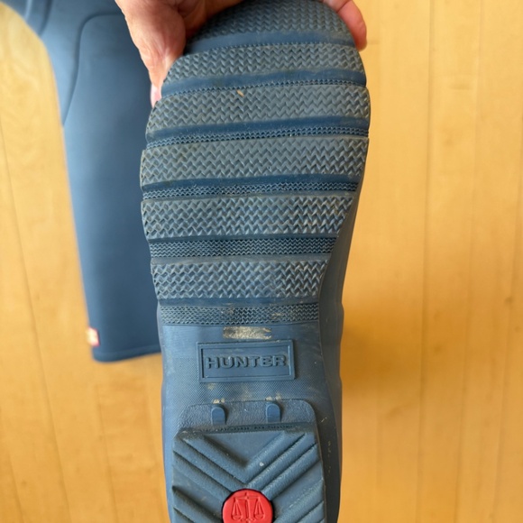 HUNTER dark earth blue original tall rainboots, 8, GL1315 - Picture 3 of 9
